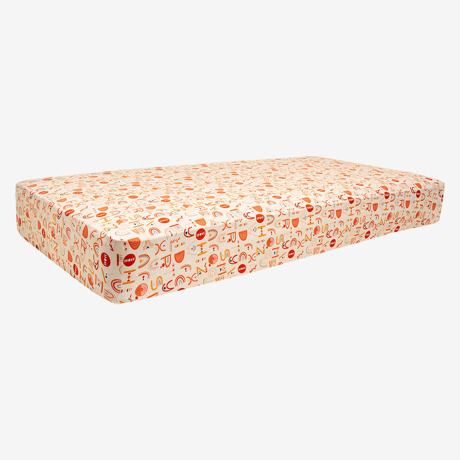 Alphabet Medley Crib Sheet