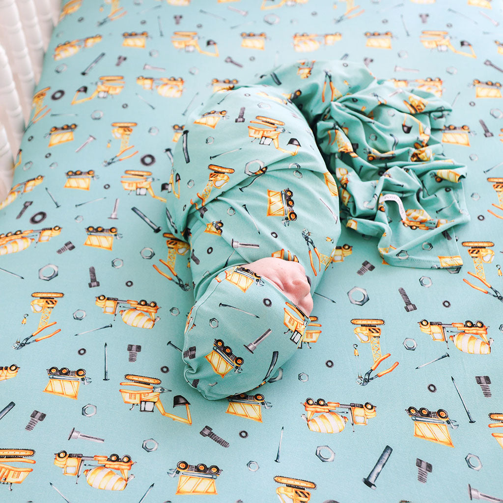 Posh Construction Crib Sheet