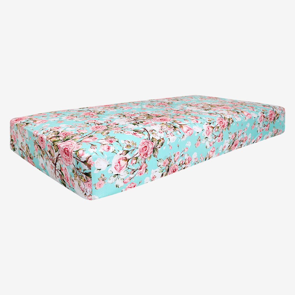 Spring Rose Crib Sheet