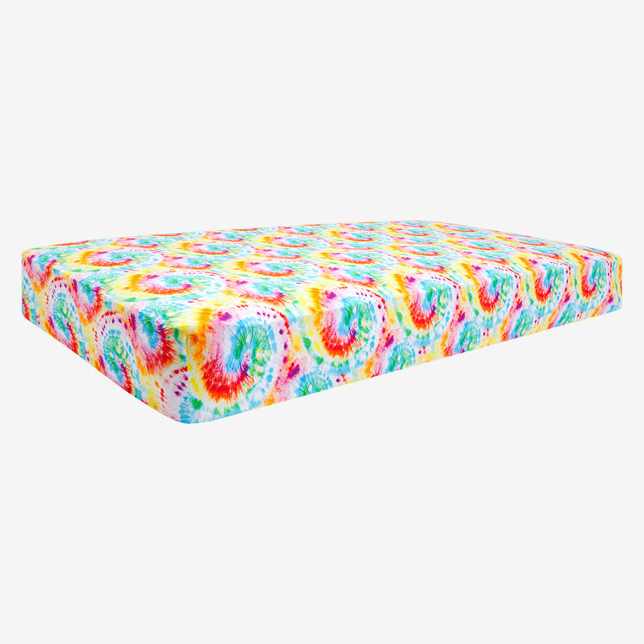 Totally Tie Dye Crib Sheet