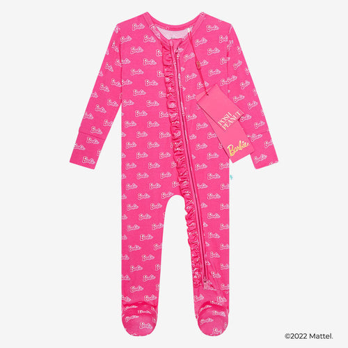 Barbie™ Footie Ruffled Zippered One Piece