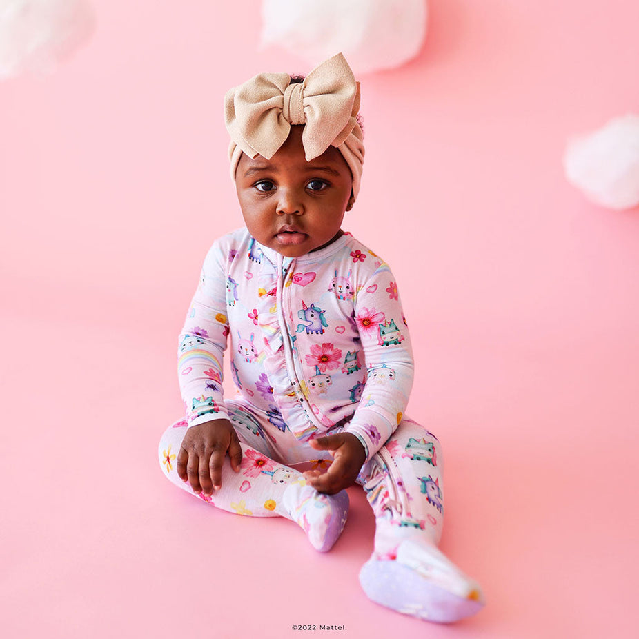 Fisher-Price™ Unicorn Footie Ruffled Zippered One Piece