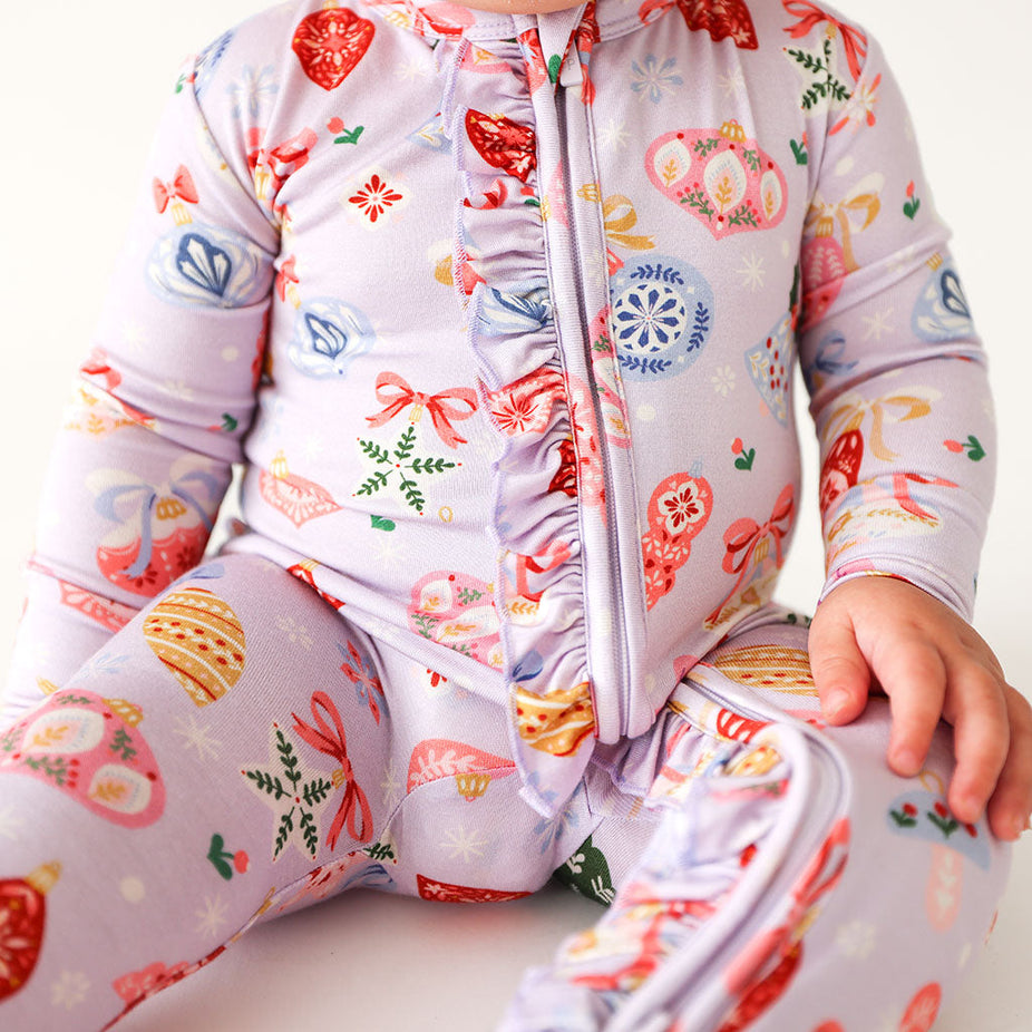 Holly Footie Zippered One Piece
