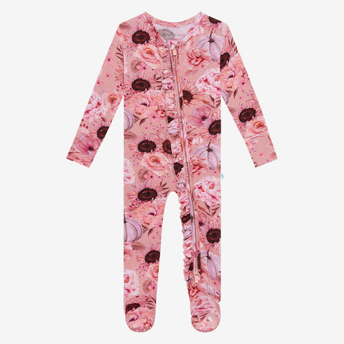 Liliana Footie Ruffled Zippered One Piece