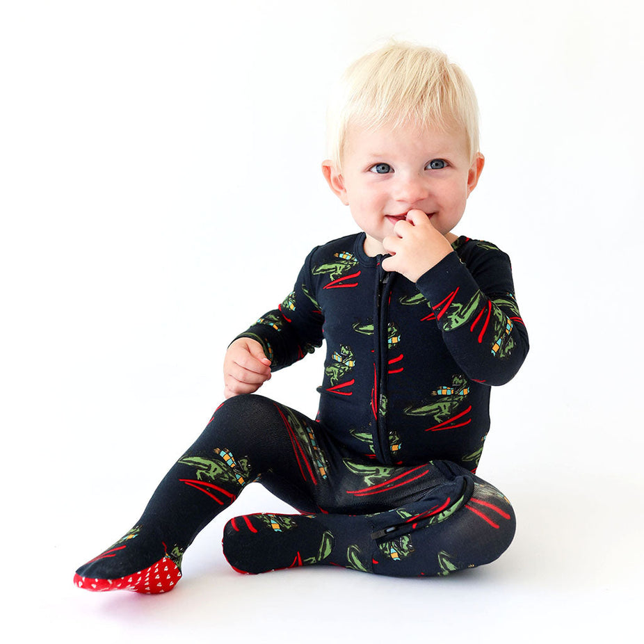 Andre Footie Zippered One Piece