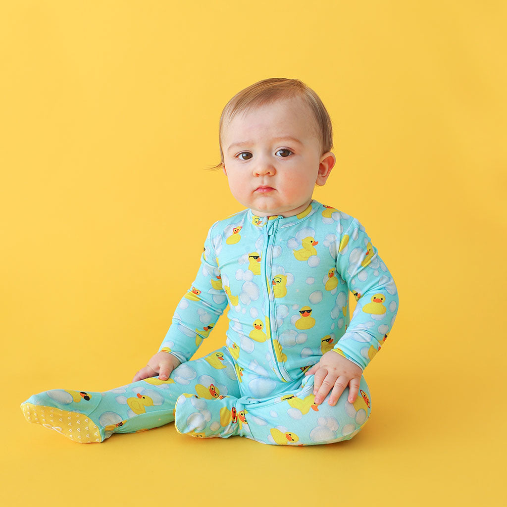 Ducky Footie Zippered One Piece