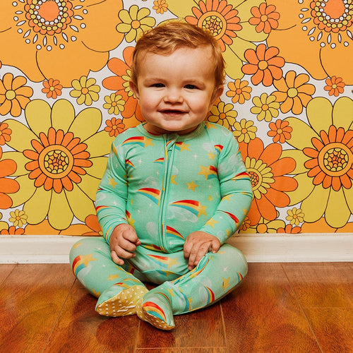 Fallon Footie Zippered One Piece