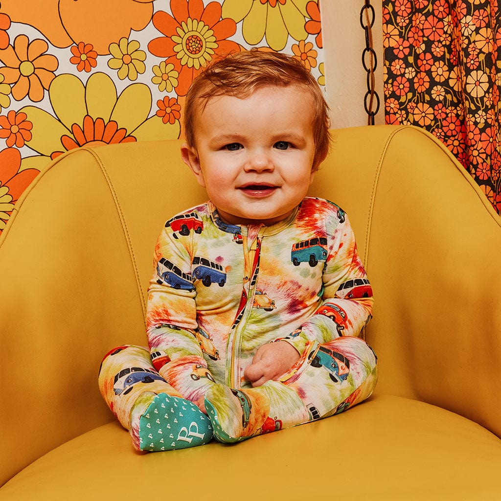 Grady Footie Zippered One Piece