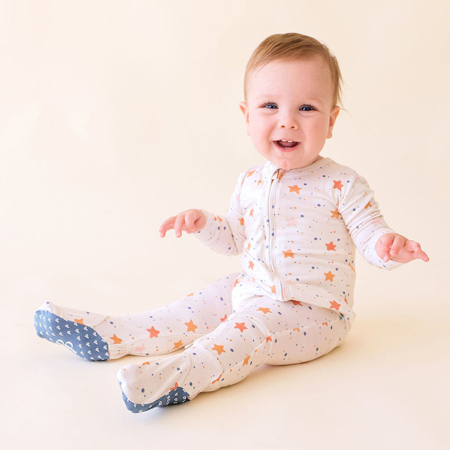 Jetson Footie Zippered One Piece