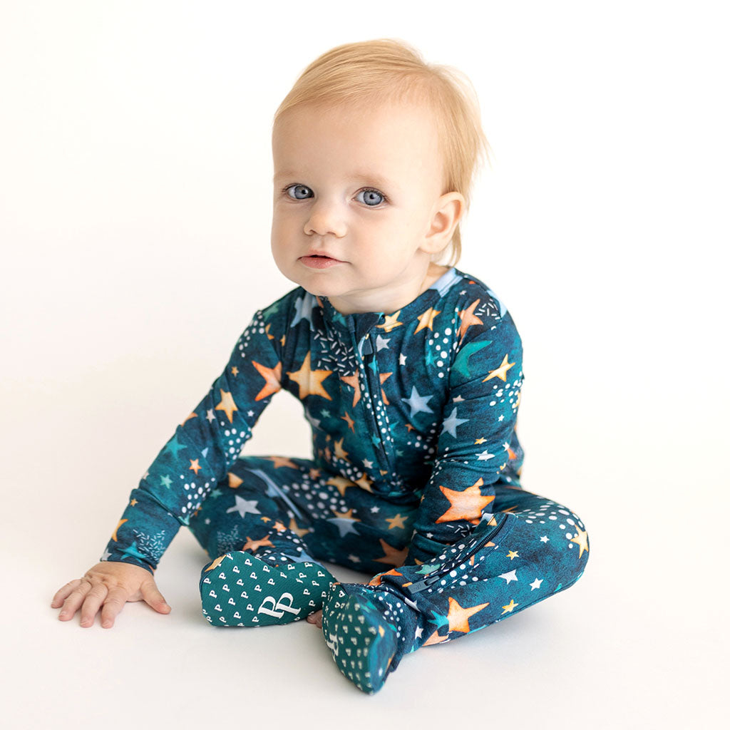 Rogan Footie Zippered One Piece