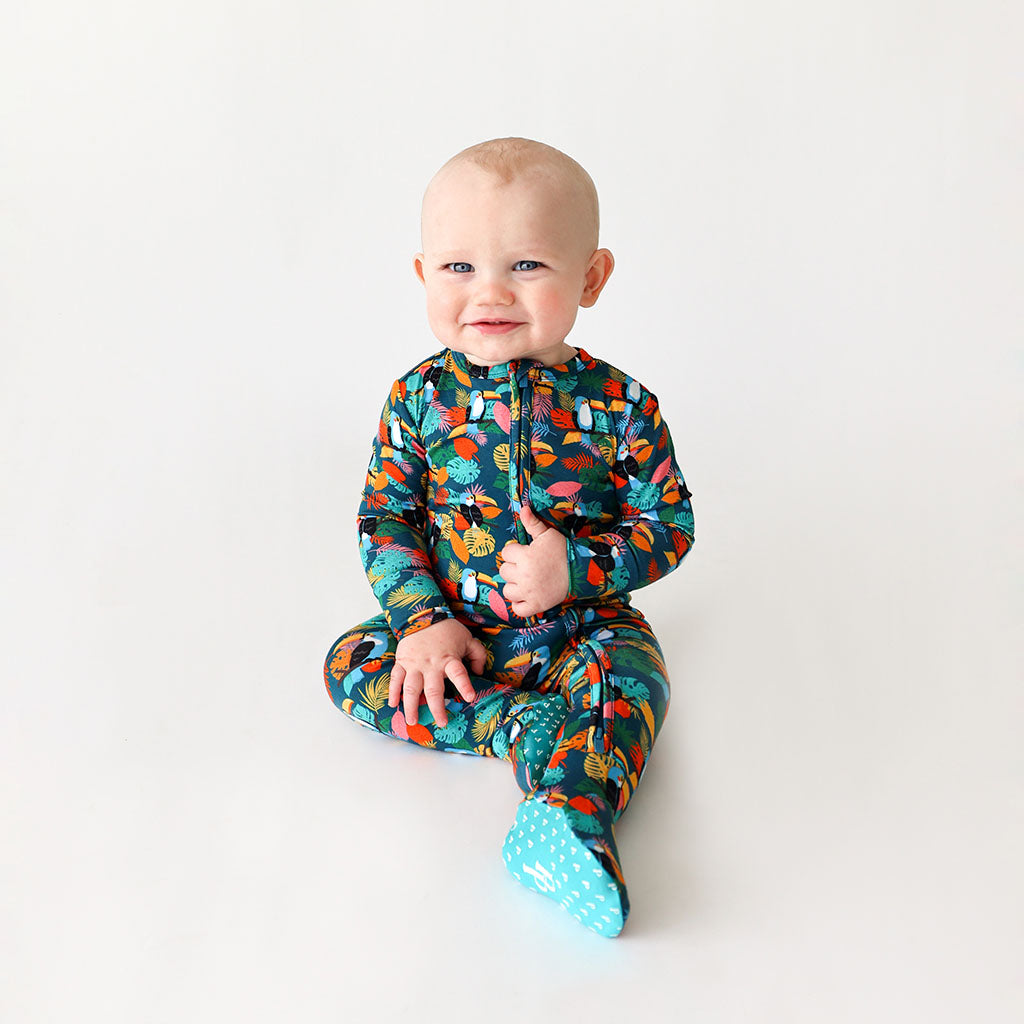 Rio Footie Zippered One Piece