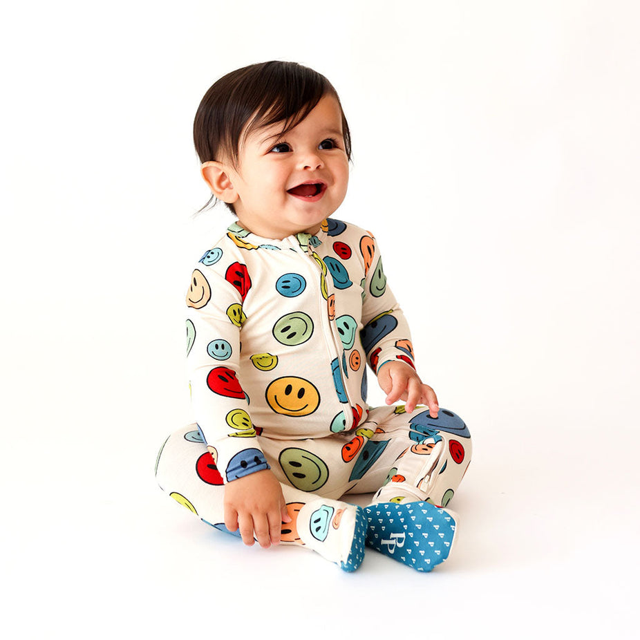 Simon Footie Zippered One Piece