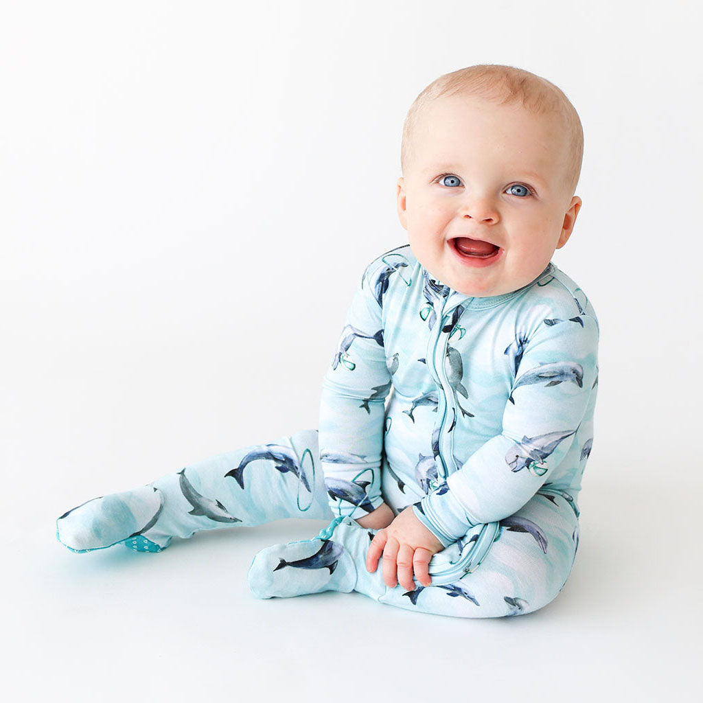 Skipper Footie Zippered One Piece