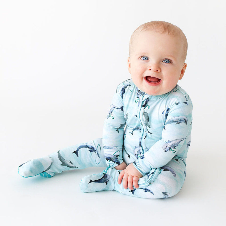 Skipper Footie Zippered One Piece
