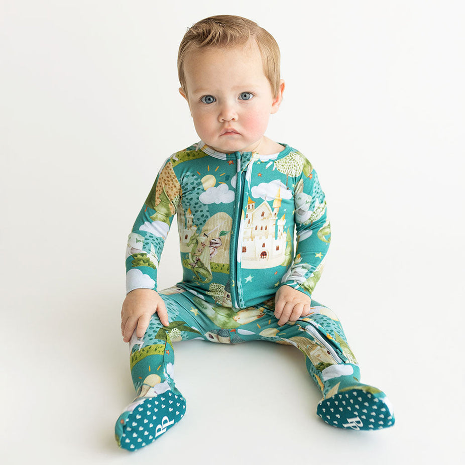 Stirling Footie Zippered One Piece