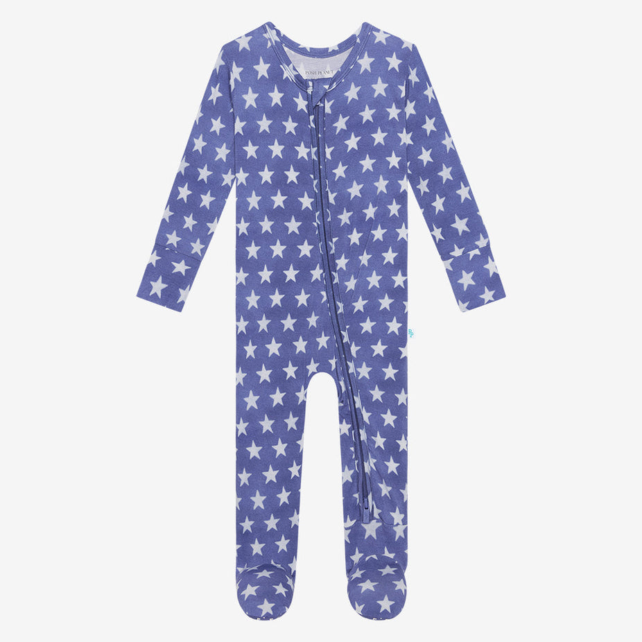 Stars Footie Zippered One Piece