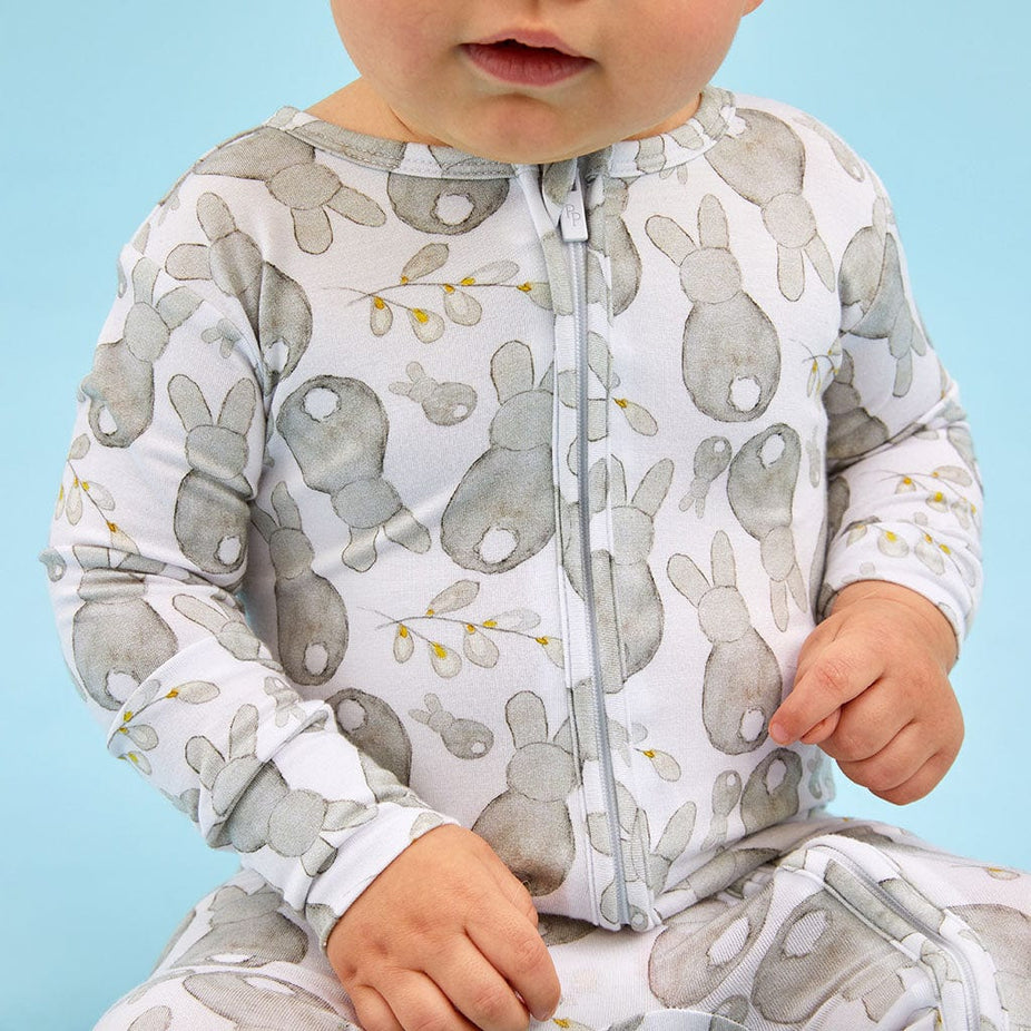 Theo Footie Zippered One Piece