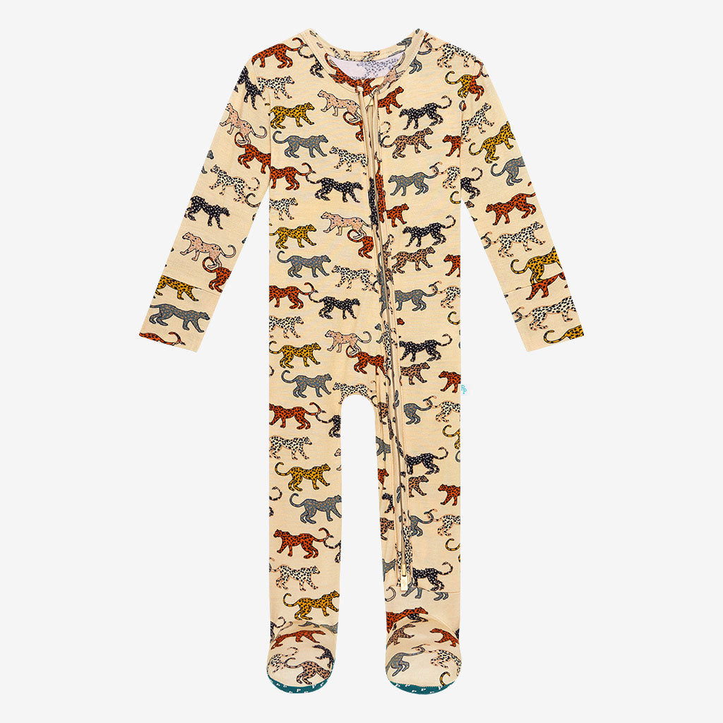 Tyra Footie Zippered One Piece