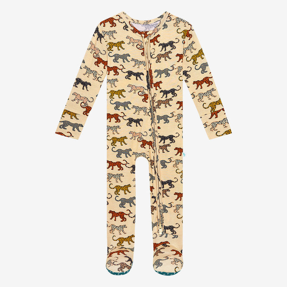 Tyra Footie Zippered One Piece
