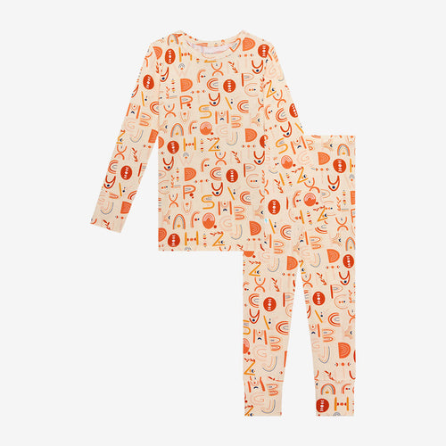 Alphabet Medley Classic Pajama Set