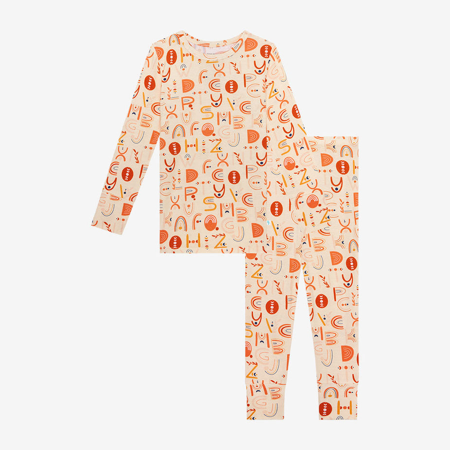 Alphabet Medley Classic Pajama Set