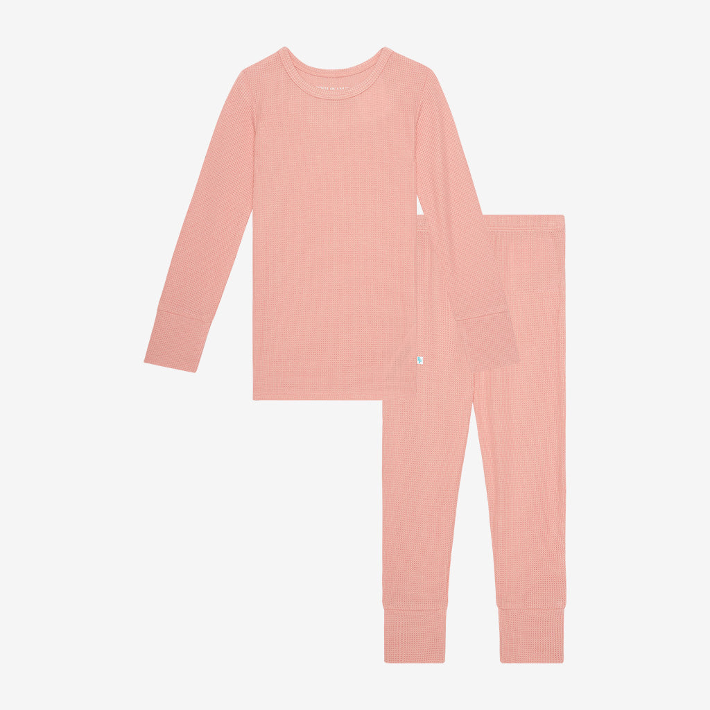Fall Rose Waffle Classic Pajama Set