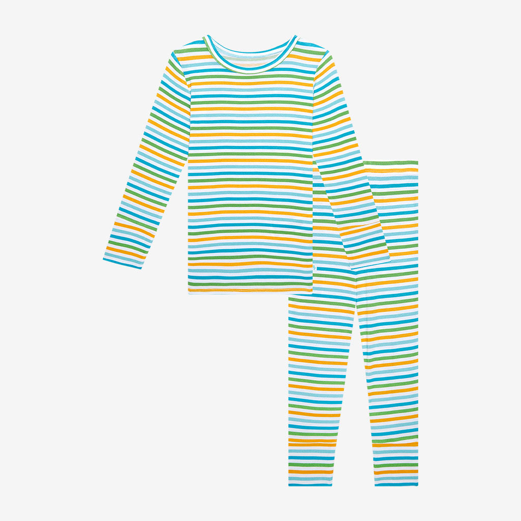 Spunky Stripe Classic Pajama Set