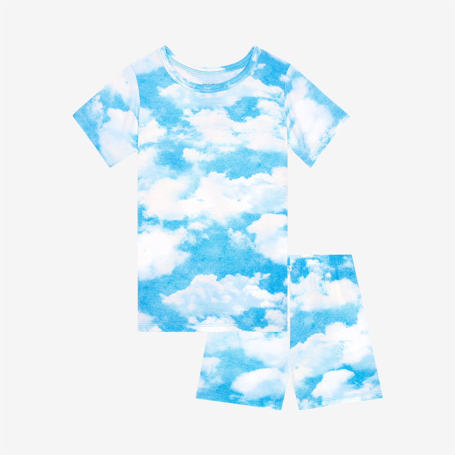 Cloudy Day Classic Pajama Short Set