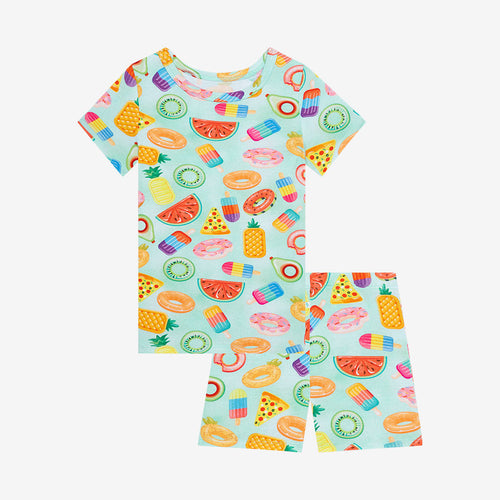 Food Floatie Fun Classic Pajama Short Set