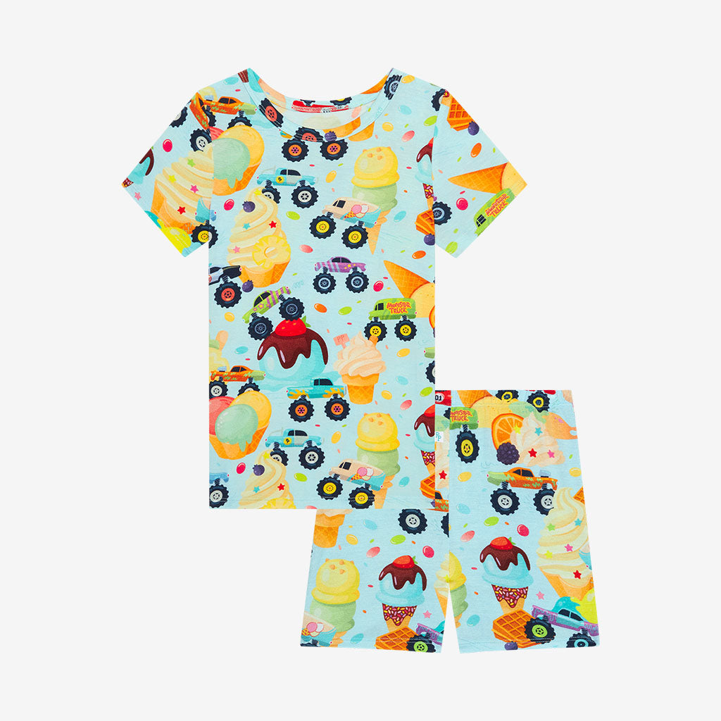 Monster Trucks Classic Pajama Short Set