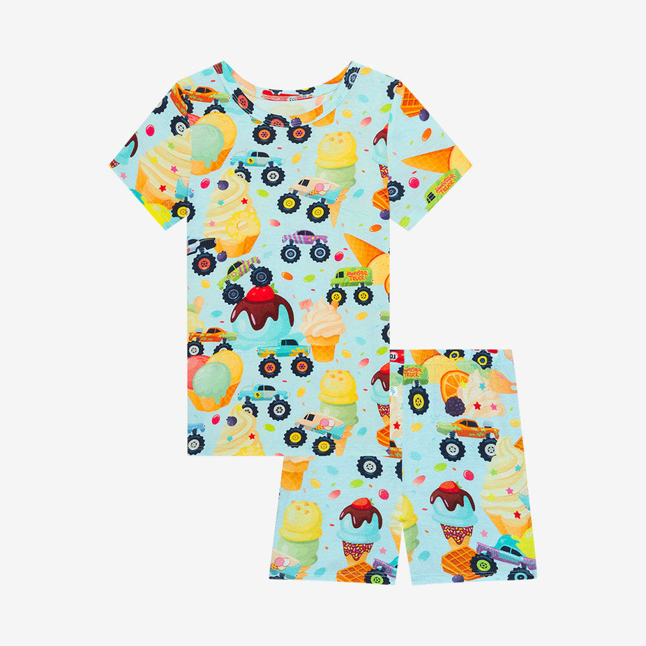 Monster Trucks Classic Pajama Short Set