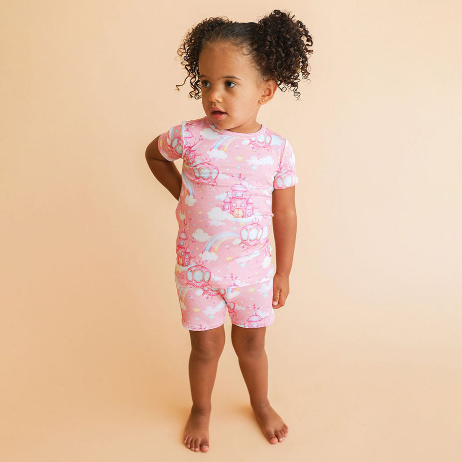 Posh Castle Classic Pajama Short Set