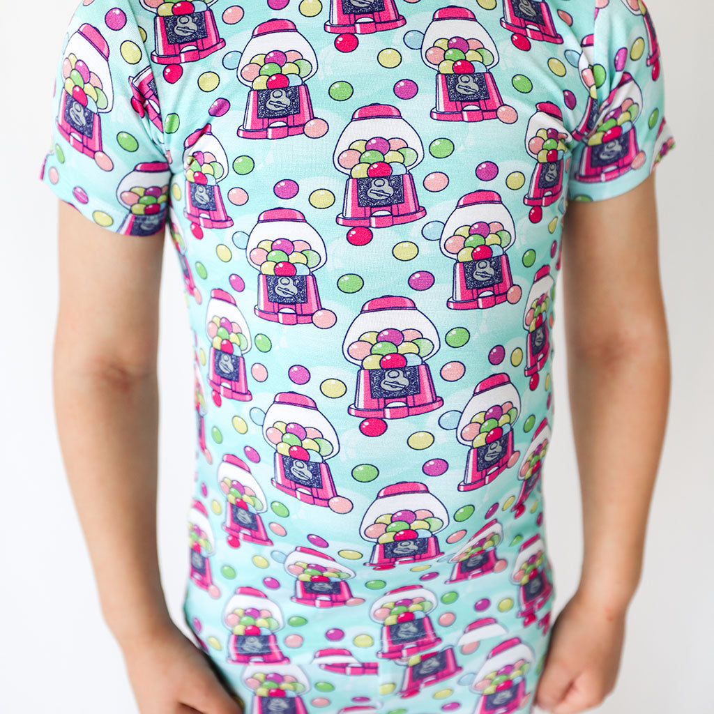 Poshalicious Gum Classic Pajama Short Set