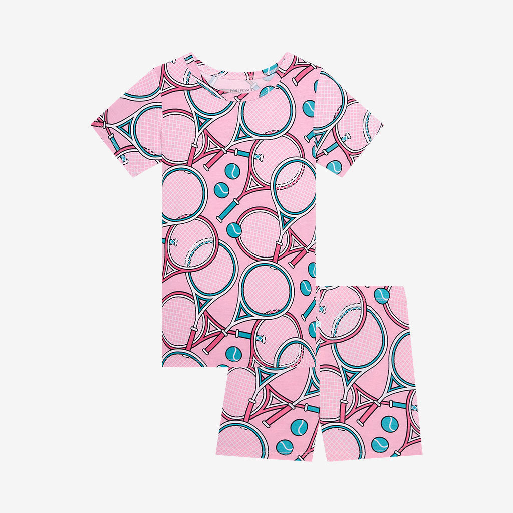 Posh Tennis Classic Pajama Short Set