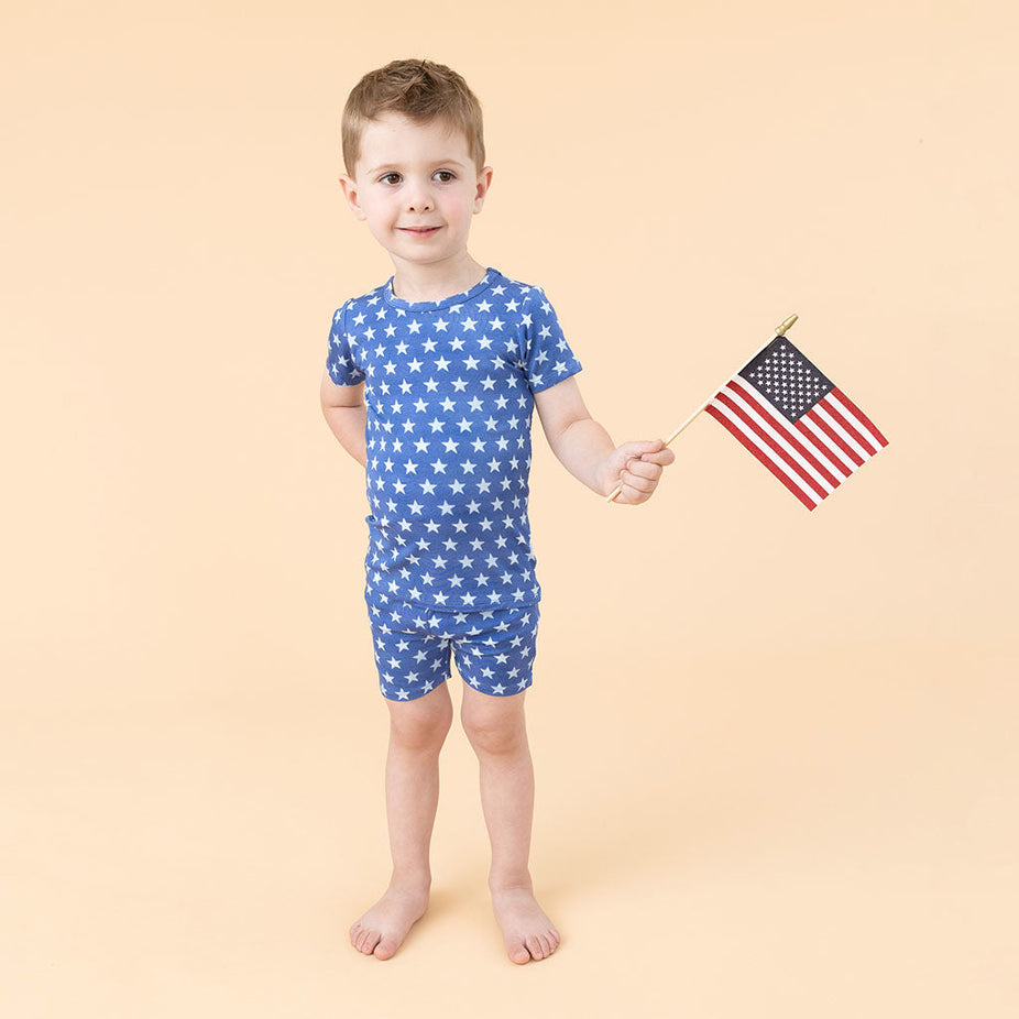 Stars Classic Pajama Short Set