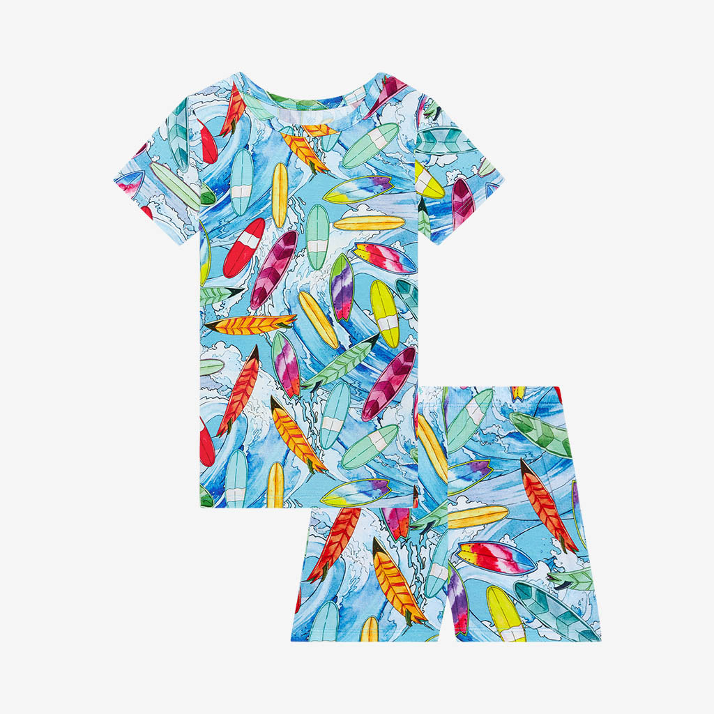 Wave Classic Pajama Short Set