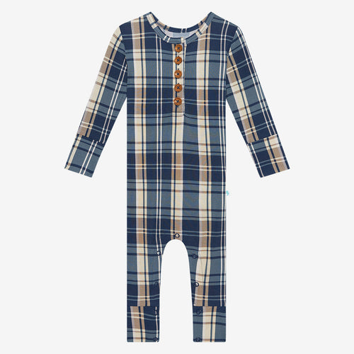 Joseph Long Sleeve Henley Romper