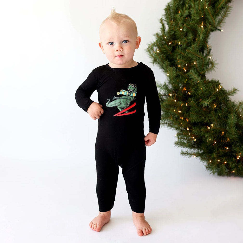 Tyrannosnowrus Long Sleeve Romper