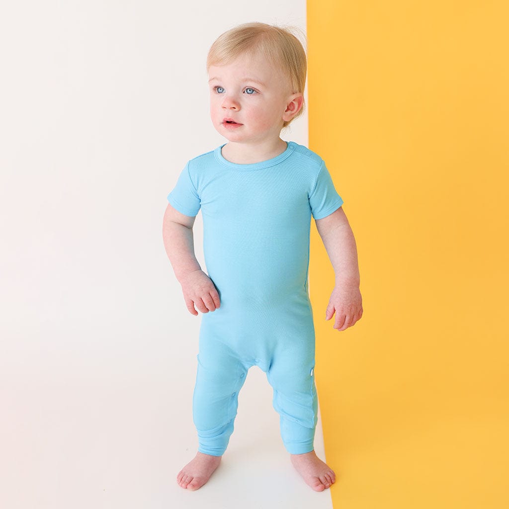 River Blue Short Sleeve Romper