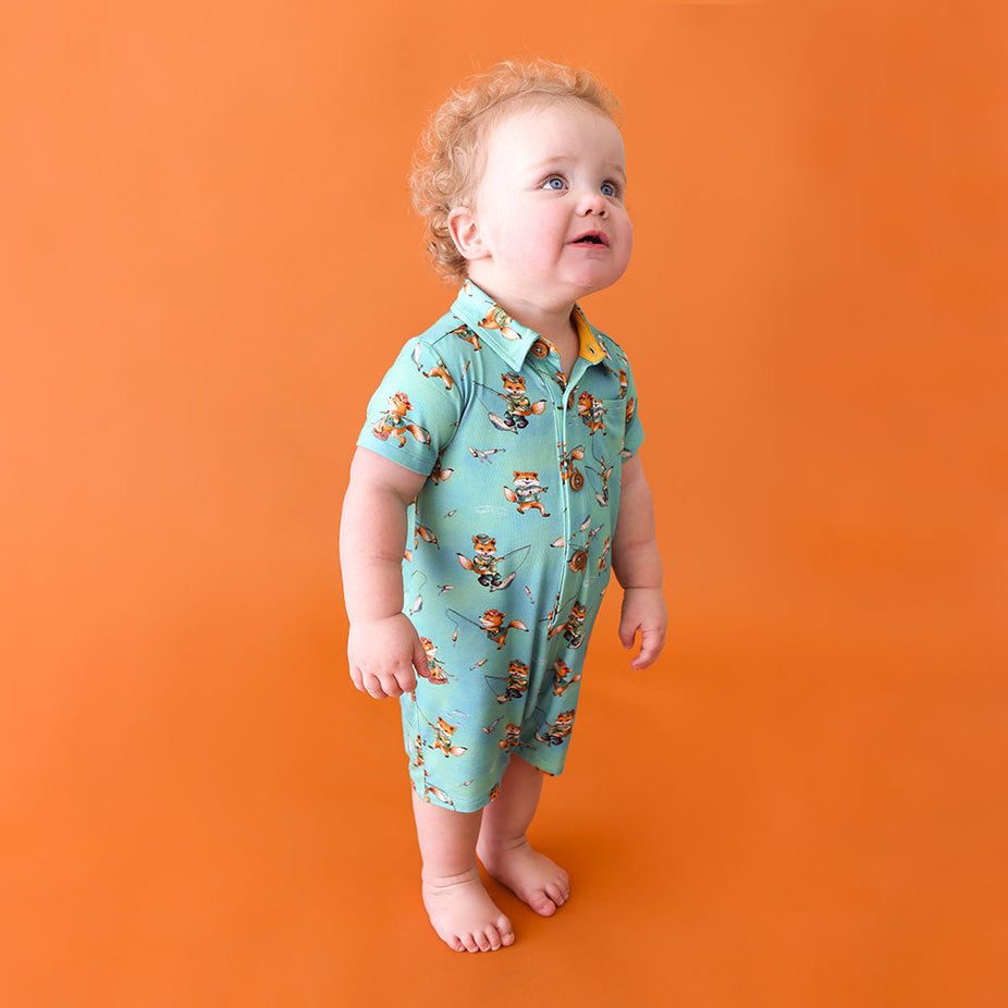 Arlo Short Sleeve Collared Henley Shortall