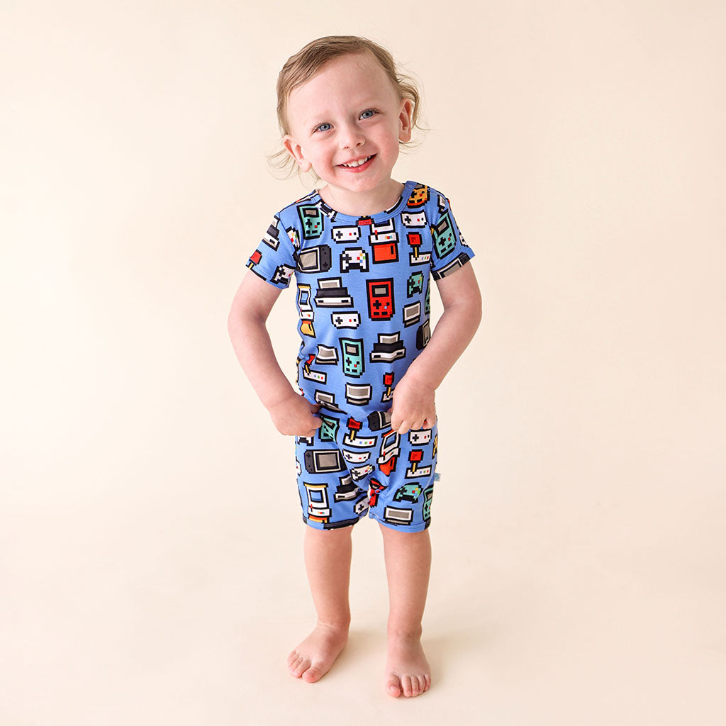 Game Over Short Sleeve Short Romper