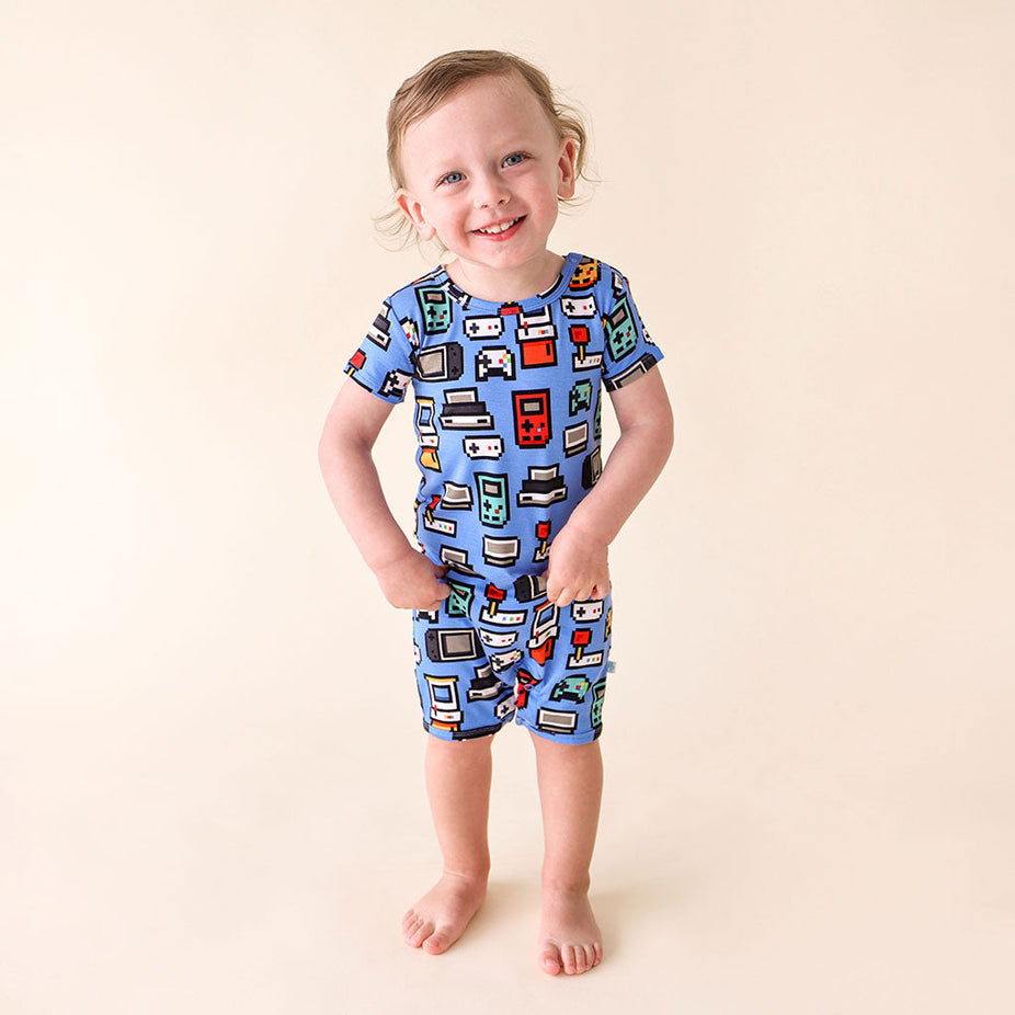 Game Over Short Sleeve Short Romper