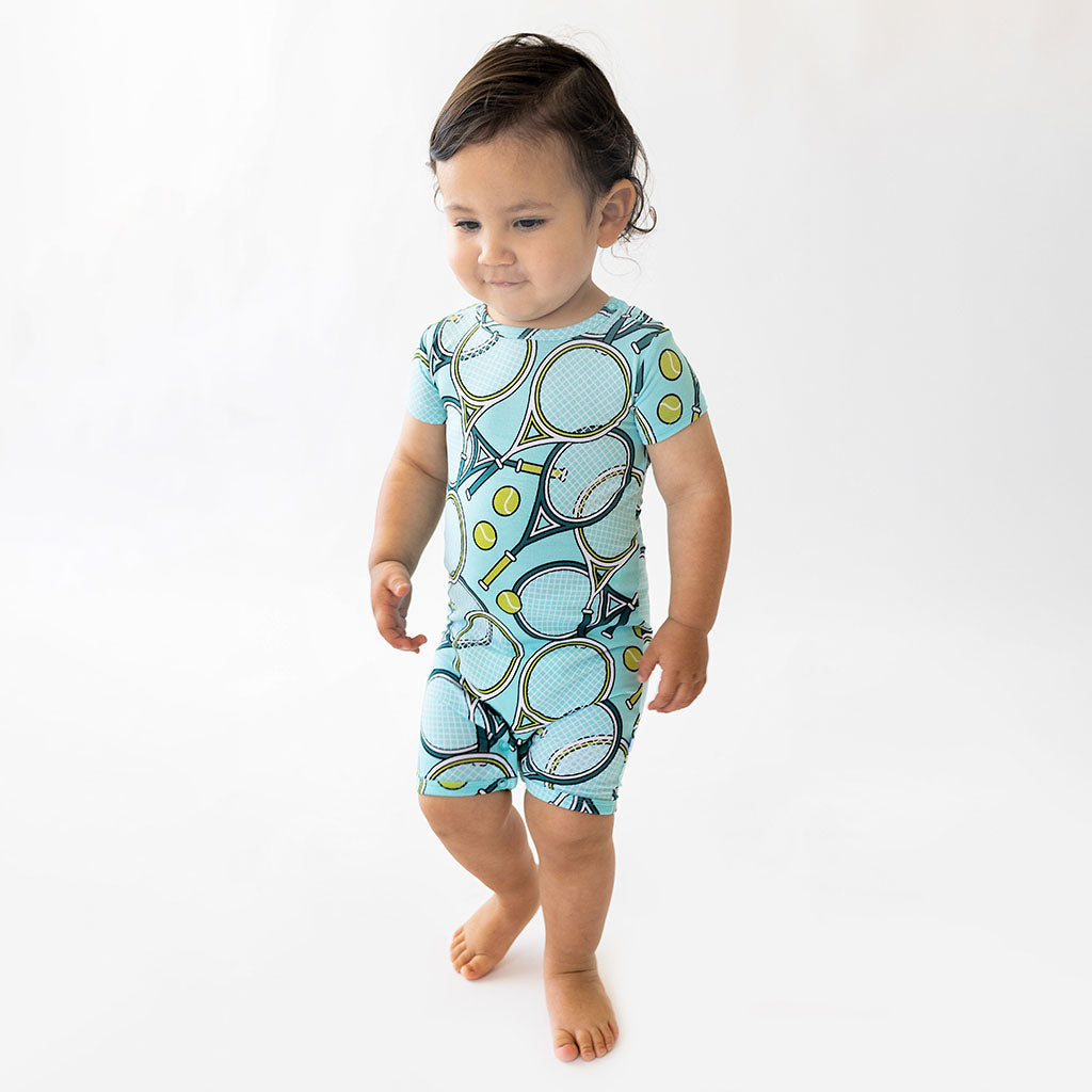 Tennis Short Sleeve Short Romper