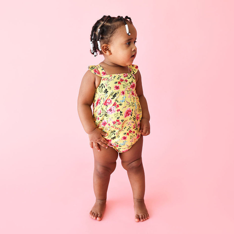 Kina Ruffled Bubble Romper