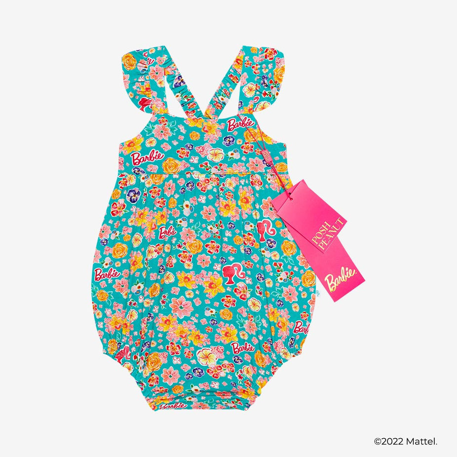 Malibu Barbie™ Floral Ruffled Bubble Romper