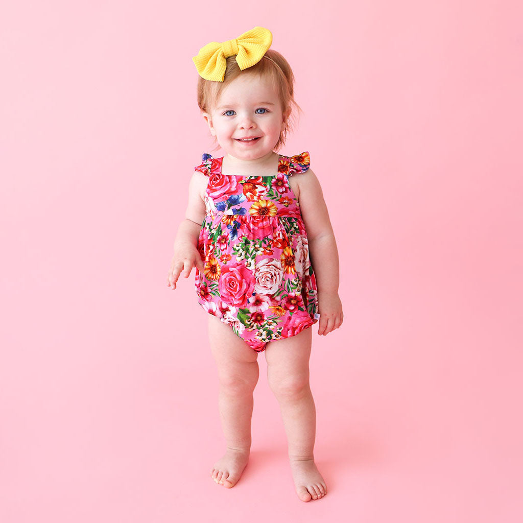 Monika Ruffled Bubble Romper