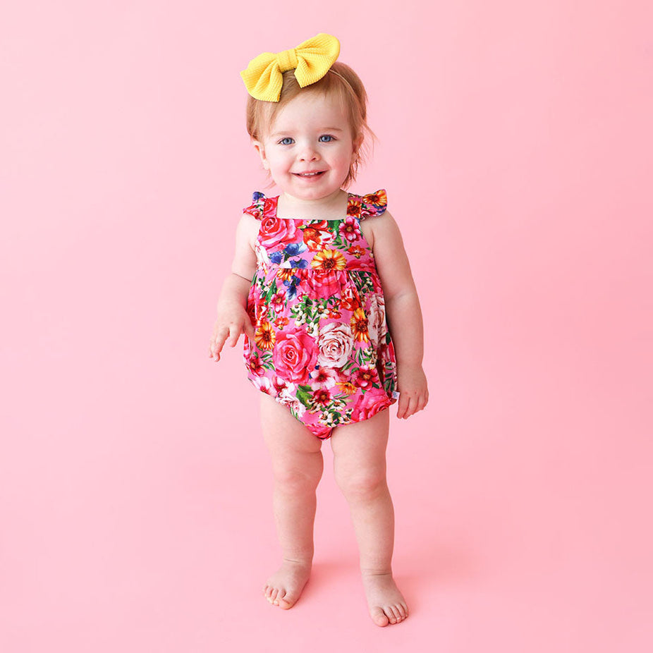 Monika Ruffled Bubble Romper