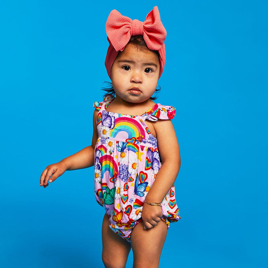 Raina Ruffled Bubble Romper