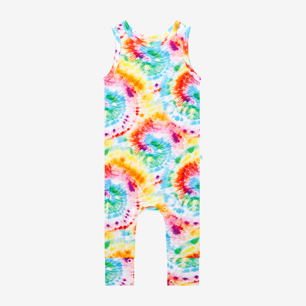 Totally Tie Dye Racerback Romper