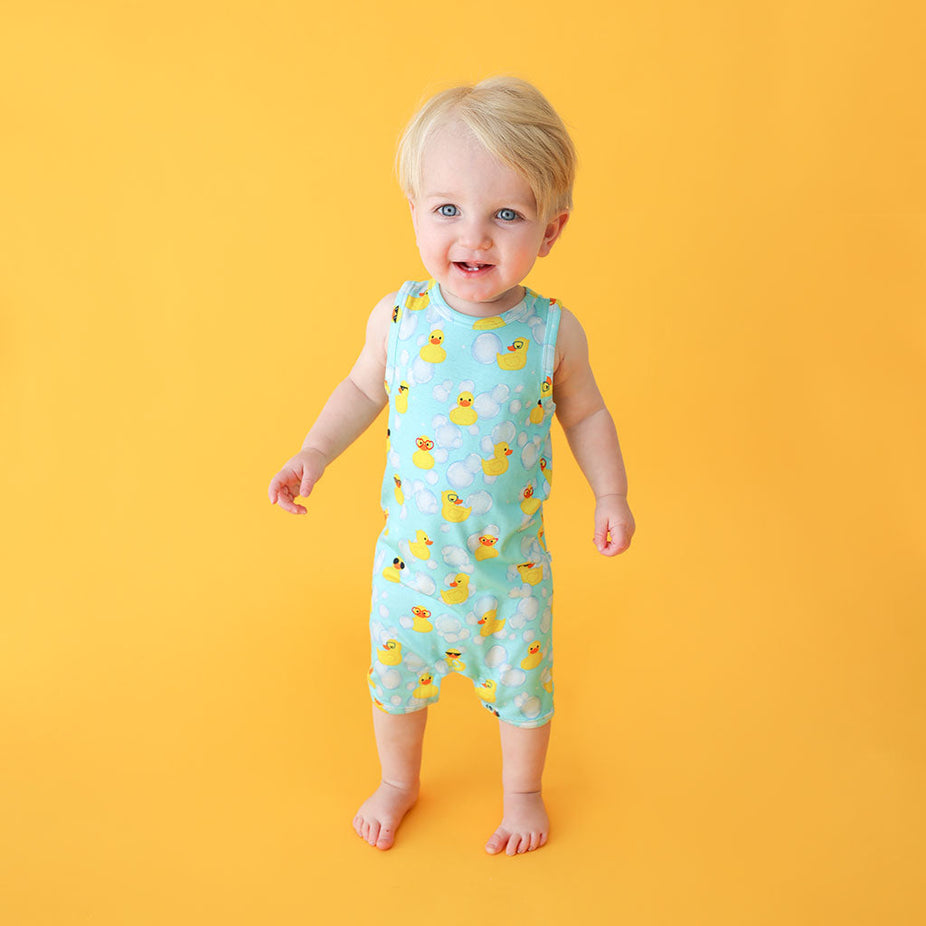Ducky Racerback Short Romper